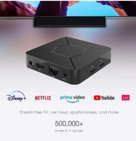 Resim FS1PRO TEKNOLOJI 4k Android Tv Box / Sesli Komut & Google Asistan Pro Box Q1+ 