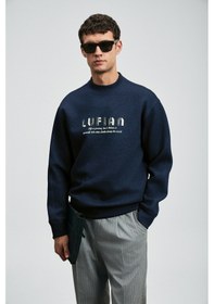 Resim Lufian Oracle Erkek Sweatshirt Lacivert Lacivert 112030178100200 