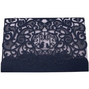 Resim 20 Adet Davetiye Kartı Seti Davetiye Tutucuları Ve İç Sayfa Düğün Doğum Günü Partisi Yıldönümü İçin 