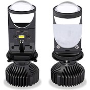 Resim Araba Led Far Ampulleri 8000 Lümen Süper Parlak Led Farlar Hi/lo Projektör Lens Su Geçirmez 2'li Paket 