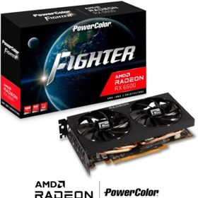 Resim Powercolor FIGHTER RX 6600 128 Bit GDDR6 8 GB Ekran Kartı 