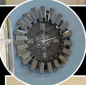 Resim Mim Füme 80 ' Lik Piyano Çarklı Saat Füme 