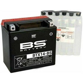 Resim Bs Btx14-bs 2005-2008 Piaggio X8 250 Premium Uyumlu Akü Sulu Akü 