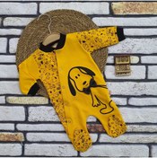 Resim YUMYUM Patikli, Köpekli, Desenli Bebek Tulum 