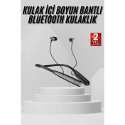 Resim Boyun Askılı 100 Saat Kablosuz Kulaklık Göstergeli Bluetooth Kulaklık 
