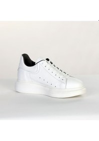 Resim Boy Uzatan Gizli Topuklu Beyaz Spor Ayakkabı Beyaz 