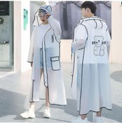 Resim Ximistore9 Yetişkinler İçin Kalın Suluğa Dayanıklı Motosiklet Yağmuru Çantası, Yansıtıcı Özellikli, Beyaz L 170-185cm 