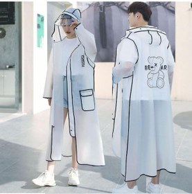 Resim Ximistore9 Yetişkinler İçin Kalın Suluğa Dayanıklı Motosiklet Yağmuru Çantası, Yansıtıcı Özellikli, Beyaz L 170-185cm 