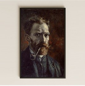 Resim Pipolu Van Gogh Portresi Pleksi Tablo 