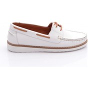 Resim Dgn E4302 Kadın Oxford Ayakkabi Beyaz Floater 