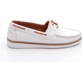 Resim Dgn E4302 Kadın Oxford Ayakkabi Beyaz Floater 