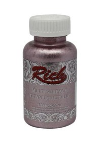 Resim Rich Multi Surface Titanium Metalik Boya 200 Cc. 2556 Toz Pembe 