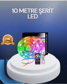 Resim 10 Metre Usb Smart Şerit Led Kumandalı Telefon Kontrollü Renkli 