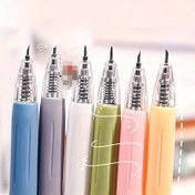 Resim 1 adet Geri Çekilebilir El Sanatları Bıçağı Kalemi / 6 adet Set Geri Çekilebilir Hassas El Sanatları Bıçağı Kalem, Öğrenciler için Scrapbook Kağıt Kesici, Manuel Dekorasyon Araçları, Plastik, Karışık Renkler, Elektriksiz 