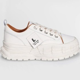 Resim Lufian Zeta Beyaz Hakiki Deri Kadın Sneaker Ayakkabı Beyaz 