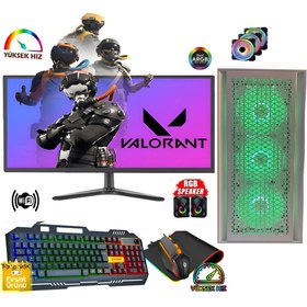 Resim Gaming Game CacheX Rx44 i5-3470 16GB 500GB HDD+240GB SSD GT730 4GB 23.8" Curved Oyuncu Masaüstü Bilgisayarı 