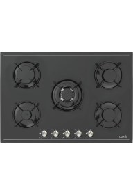 Resim Luno Ankastre Siyah Set (3420B90CM Davlumbaz + 6502B Fırın + CS5365 Ocak 75CM) 