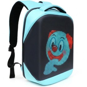 Resim Pixelbag Led Çocuk Çanta Mavi Mavi 
