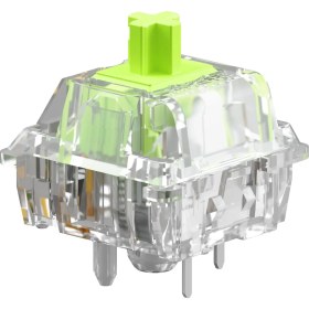 Resim Storemax 36 Adet Raptor Mekanik Klavye Anahtarları (Clicky) - Gmmk 3 Klavyeler ve Gmmk Numpad'lerle Uyumlu, Net Geçiş, Maksimum Rgb Için Şeffaf Tasarım, 55 G Etkinleşme, 5 Ayaklı - Gresli 