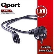 Resim Qport Q-POWY 1.5M Notebook Power Kablo 