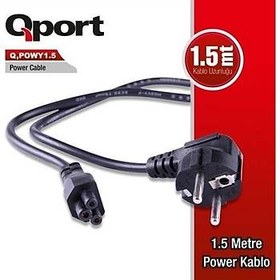 Resim Qport Q-POWY 1.5M Notebook Power Kablo 