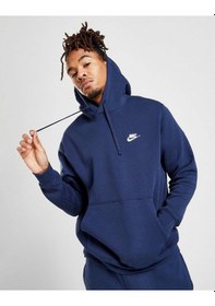 Resim Nike Sportswear Club Fleece Kapüşonlu Erkek Lacivert Sweatshirt 