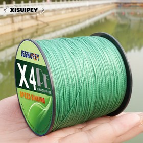 Resim XISUIPEY Jeshurey X4D 4-Strand Örgülü PE Balıkçılık Dizisi - 90.72KG Çekiş Gücü, 2.04KG Test, 1.81KG Çıkar Gücü, Tuzlu ve Tatlı Su, Kite Balıkçılığı, Ağı Dökme, Kite Balıkçılığı Dizisi için Dayanıklı Yeşil Diz, Tuzlu Su Balıkçılığı, Yüksek Kaliteli Diz, Açık Hava Sporları 