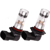Resim 2 Pcs 9005 Hb3 6000K 5W 2323 LED Projektör Sisi Sürüş Ampulleri Beyaz (Yurt Dışından) 