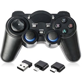Resim F360 2.4ghz Pc/tv Box/android Telefon Tablet Uyumlu Joystick Gamepad Kontroller 