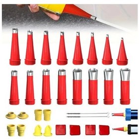 Resim Buffer 30 Parça Silikon Kalafat Mastik Alet Seti Mastik Ucu 