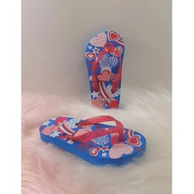 Resim Gezer 11306 Mavi-Pembe Kız Çocuk Parmakarası Terlik 