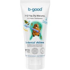 Resim b-good b-dental 7-12 Yaş Çocuk Diş Macunu Florürlü Ananas 50 ml 