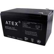 Resim Atex Plus 12v 12ah Bakımsız Kuru Akü 