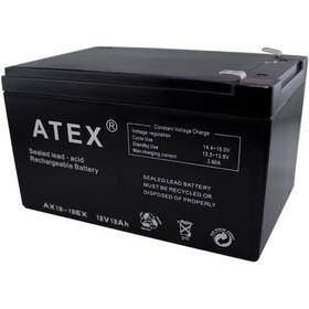 Resim Atex Plus 12v 12ah Bakımsız Kuru Akü 