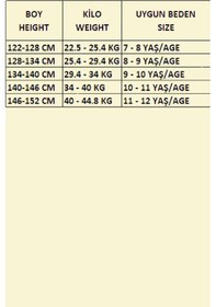 Resim Modanino Kız Çocuk Double Face Kumaş Alt-üst Takım 7-12 Yaş 12667blt Kahverengi 