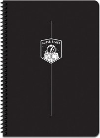 Resim A4 Kareli Defter Uzay - Outer Space 