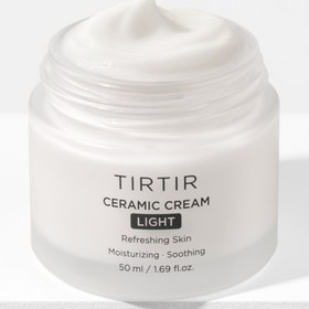 Resim TIRTIR - Ceramic Cream LIGHT (Nemlendirici ve Geniş Gözenek Önleyici Hafif Dokulu Seramidli Krem) 50ml 