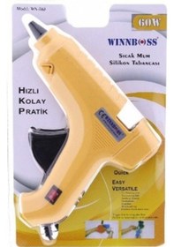 Resim Silikon Tabancası 60w Anahtarlı Sıcak Silikon Kalın Mum 