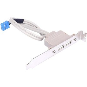 Resim PC Anakart 9 Pin Header 2 Port USB 2.0 Anakart Arka Panel Genişle 