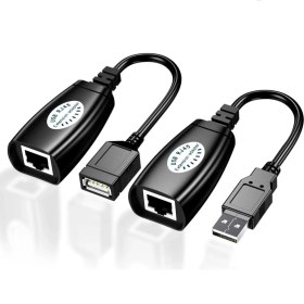 Resim Qport Q-Ux2 60M USB Extender 2 Li Paket 