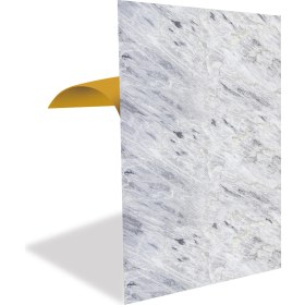 Resim Tink Kendinden Yapışkanlı Gri Dalgalı Desenli Pvc Panel 41X62 cm (4 Adet) 1 M² 