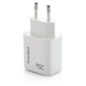Resim Soultech Sc223 20 W Type-c & Pd 3a Hızlı Seyahat Şarj Adaptörü Beyazadaptör 