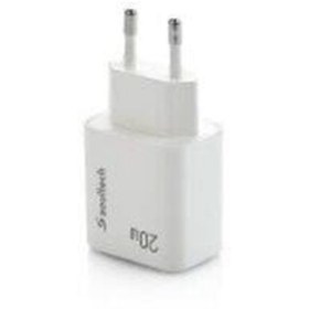Resim Soultech Sc223 20 W Type-c & Pd 3a Hızlı Seyahat Şarj Adaptörü Beyazadaptör 