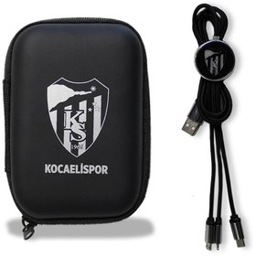 Resim Cix Spor Kocaelispor Lisanslı Işıklı Şarj Kablosu Kutulu Siyah 