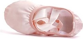 Resim BESPORTBLE Kanvas Bale Ayakkabıları Kadınlar Için Bale Terlikleri Kızlar Bale Daireler Kadınlar Için Dans Ayakkabıları Bale Düz Ayakkabı Balet Ayakları Deri Ayakkabı Özlemek Elastik 