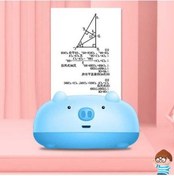 Resim Pazly Sevimli Domuz Mini Bluetooth Termal Yazıcı, 300dpi, Mavi, Telefonla Baskı, Kısa Ve Şık Mavi 