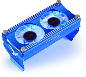 Resim KINGSTON HyperX Fan 2 ad 60mm mavi ışıklı Bellek soğutucusu 