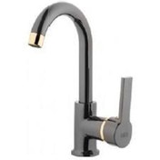Resim Yapısan Altın Füme Delta Mix Kuğu Lavabo 