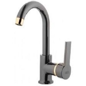 Resim Yapısan Altın Füme Delta Mix Kuğu Lavabo 