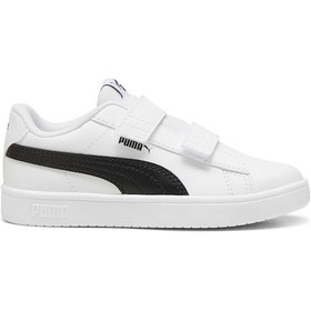 Resim Puma Rickie Classic V Ps Beyaz Erkek Çocuk Sneaker 000000000102231979 Beyaz-Sıyah 